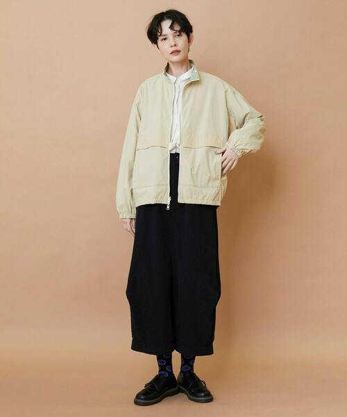 FRAPBOIS（フラボア）の「リバーノラック ブルゾン（ブルゾン・レディース・ベージュ/ネイビー・1/2）」の12枚目の写真