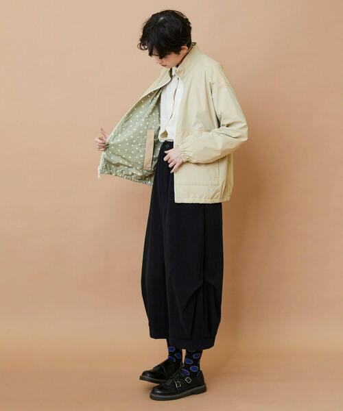 FRAPBOIS（フラボア）の「リバーノラック ブルゾン（ブルゾン・レディース・ベージュ/ネイビー・1/2）」の16枚目の写真