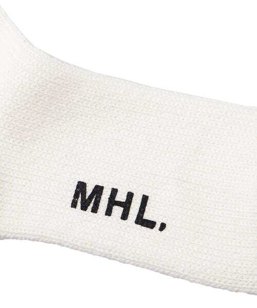 MHL.(エムエイチエル)の「RECYCLED COTTON RIB SOCKS(ソックス/靴下・レディース・イエロー系その他/ブラウン/ホワイト・FREE)」の10枚目の写真