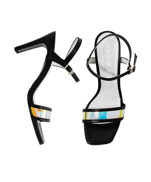 SHOEHI（シューハイ）の「PVCストラップサンダル8cm S0801(7カラー)（サンダル・レディース・ホワイト/スカイブルー/ブラック/Beige/ホワイト系/ブラック系/シルバー系・22.5cm/23cm/23.5cm/24cm/24.5cm/25cm）」の5枚目の写真
