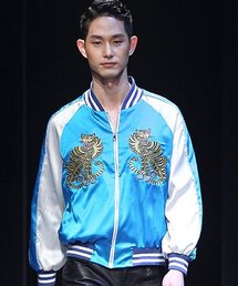 BEOM（ボム）の「韓国トラジャンパー（ブルー）（MA-1）」