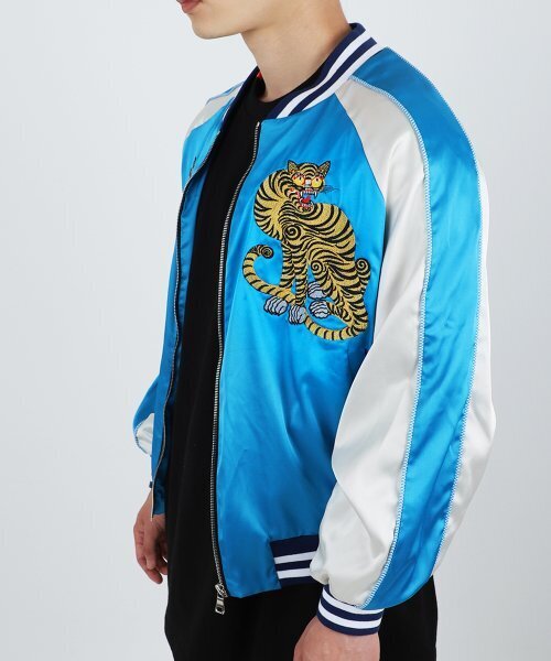 BEOM(ボム)の「韓国トラジャンパー(ブルー)(ブルゾン・メンズ・その他・SMALL/MEDIUM/LARGE)」の9枚目の写真