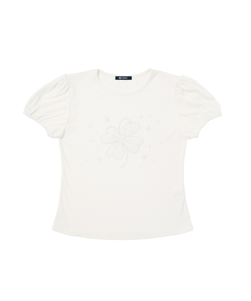 MIHEV（ミヘブ）の「クローバーパフTシャツ（Tシャツ/カットソー・レディース・その他・MEDIUM/LARGE）」の5枚目の写真