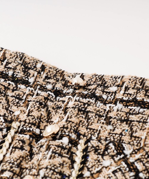 URBAN CHERRY（アーバンチェリー）の「ツイード台形スカート（スカート・キッズ・ベージュ/ブラック・110cm/120cm/130cm/140cm/150cm）」の12枚目の写真