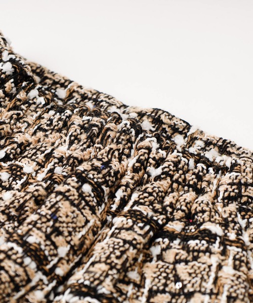 URBAN CHERRY（アーバンチェリー）の「ツイード台形スカート（スカート・キッズ・ベージュ/ブラック・110cm/120cm/130cm/140cm/150cm）」の7枚目の写真