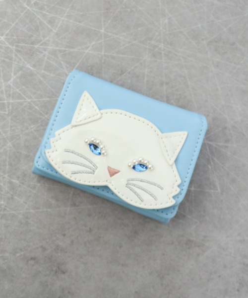 Three Four Time（ｽﾘｰﾌｫｰﾀｲﾑ）の「【Casselini】モチーフウォレット（財布・レディース・シルバー/ブルー/ブラック/ピンク・FREE）」の2枚目の写真
