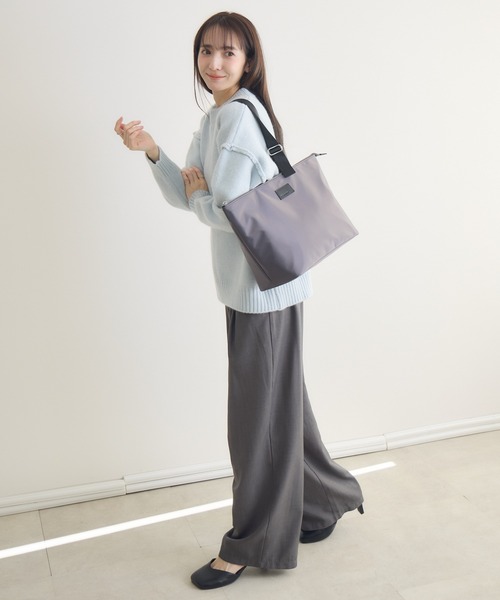 meeny miny(ミーニーマイニー)の「【meeny miny】【第3弾】整理整頓アドバイザー監修もっとちょうどいいバッグ゙<大サイズ>(ハンドバッグ・レディース・グレー/ブラック/ベージュ・MEDIUM)」の17枚目の写真