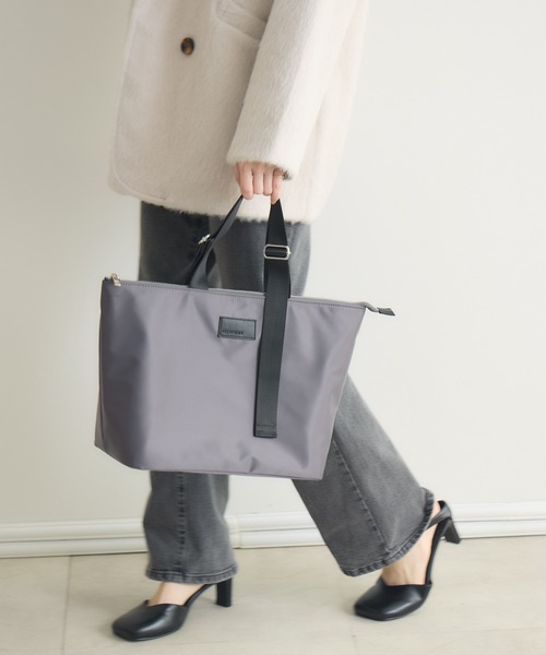 meeny miny(ミーニーマイニー)の「【meeny miny】【第3弾】整理整頓アドバイザー監修もっとちょうどいいバッグ゙<大サイズ>(ハンドバッグ・レディース・グレー/ブラック/ベージュ・MEDIUM)」の18枚目の写真