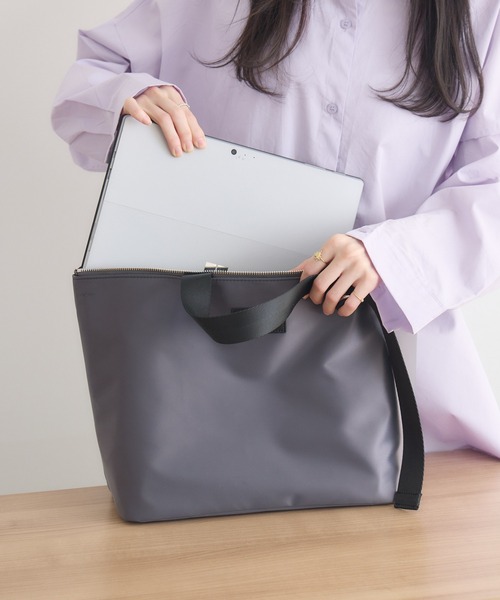 meeny miny(ミーニーマイニー)の「【meeny miny】【第3弾】整理整頓アドバイザー監修もっとちょうどいいバッグ゙<大サイズ>(ハンドバッグ・レディース・グレー/ブラック/ベージュ・MEDIUM)」の5枚目の写真