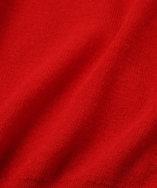 UNFOLLOW（アンフォロー）の「【FOLL / フォル】summer wool wardrobe sweater（ニット/セーター・メンズ・レッド/グレー・3/2）」の5枚目の写真
