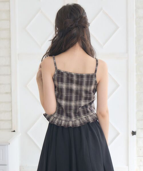 ems excite(エムズエキサイト)の「ショートNT&キャミSET(ニット/セーター・レディース・ブラウン/ナチュラル/ブラック・FREE)」の18枚目の写真