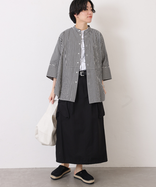 JOURNAL STANDARD LUXE(ジャーナルスタンダード ラックス)の「《追加》リップストップ カーゴスカート(スカート・レディース・ブラック/カーキ・FREE)」の8枚目の写真