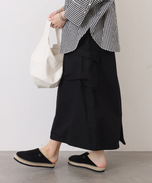 JOURNAL STANDARD LUXE(ジャーナルスタンダード ラックス)の「《追加》リップストップ カーゴスカート(スカート・レディース・ブラック/カーキ・FREE)」の11枚目の写真