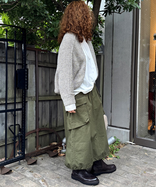 JOURNAL STANDARD LUXE(ジャーナルスタンダード ラックス)の「《追加》リップストップ カーゴスカート(スカート・レディース・ブラック/カーキ・FREE)」の18枚目の写真