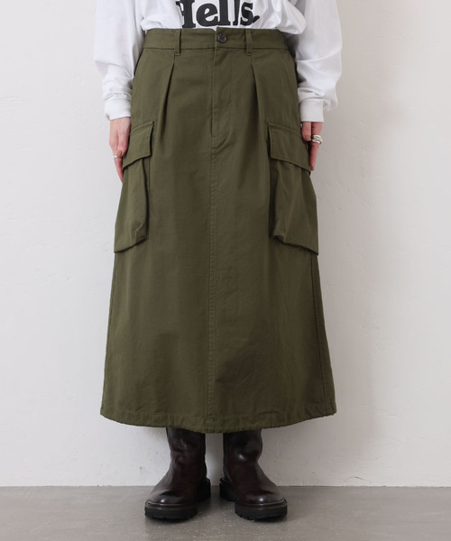JOURNAL STANDARD LUXE(ジャーナルスタンダード ラックス)の「《追加》リップストップ カーゴスカート(スカート・レディース・ブラック/カーキ・FREE)」の22枚目の写真
