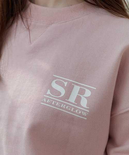 SO IR（ソイール）の「SR SMALL LOGO SWEATSHIRT - PINK（スウェット・レディース・その他・FREE）」の3枚目の写真