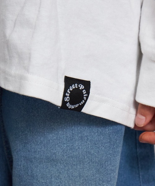 PAIRMANON STREET（ペアマノンストリート）の「【綿100%】シンプル 無地 ロンT【PAIRMANON STREET】（Tシャツ/カットソー・キッズ・レッド/ブラック/オフホワイト/ブラック系その他/ブルー・90/100/140/150/110/130/160/120）」の21枚目の写真