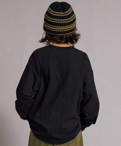 PAIRMANON STREET（ペアマノンストリート）の「【綿100%】シンプル 無地 ロンT【PAIRMANON STREET】（Tシャツ/カットソー・キッズ・レッド/ブラック/オフホワイト/ブラック系その他/ブルー・90/100/140/150/110/130/160/120）」の10枚目の写真