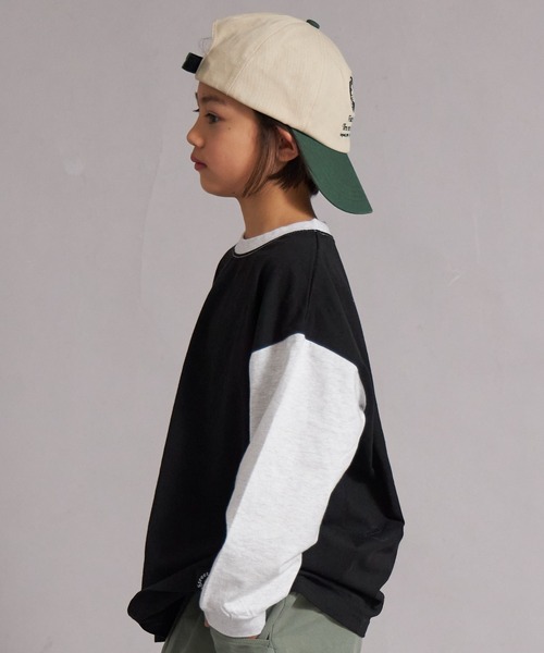 PAIRMANON STREET（ペアマノンストリート）の「【綿100%】シンプル 無地 ロンT【PAIRMANON STREET】（Tシャツ/カットソー・キッズ・レッド/ブラック/オフホワイト/ブラック系その他/ブルー・90/100/140/150/110/130/160/120）」の12枚目の写真