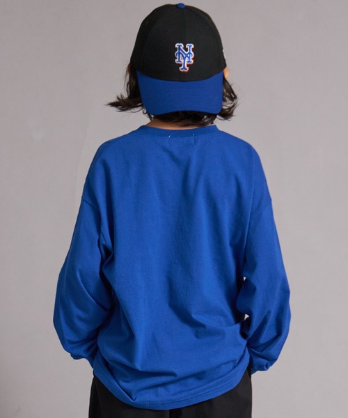 PAIRMANON STREET（ペアマノンストリート）の「【綿100%】シンプル 無地 ロンT【PAIRMANON STREET】（Tシャツ/カットソー・キッズ・レッド/ブラック/オフホワイト/ブラック系その他/ブルー・90/100/140/150/110/130/160/120）」の16枚目の写真