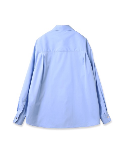 CULLNI(クルニ)の「High Count Broad Front Fly Embroidery Patch Shirt(シャツ/ブラウス・メンズ・ライトブルー/ベージュ/ネイビー・0/1/2)」の4枚目の写真