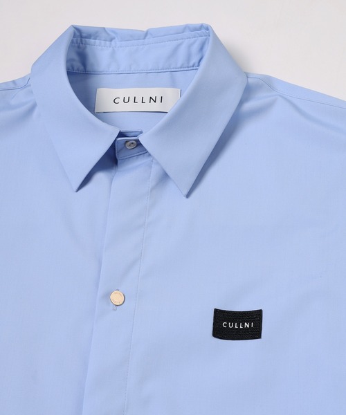 CULLNI(クルニ)の「High Count Broad Front Fly Embroidery Patch Shirt(シャツ/ブラウス・メンズ・ライトブルー/ベージュ/ネイビー・0/1/2)」の5枚目の写真