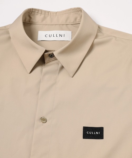 CULLNI(クルニ)の「High Count Broad Front Fly Embroidery Patch Shirt(シャツ/ブラウス・メンズ・ライトブルー/ベージュ/ネイビー・0/1/2)」の8枚目の写真