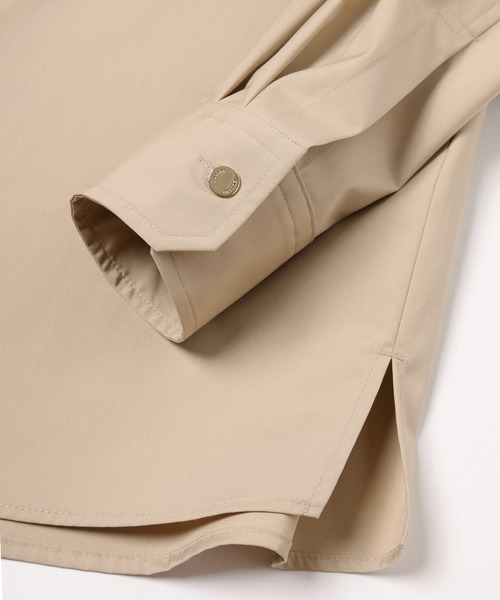 CULLNI(クルニ)の「High Count Broad Front Fly Embroidery Patch Shirt(シャツ/ブラウス・メンズ・ライトブルー/ベージュ/ネイビー・0/1/2)」の10枚目の写真