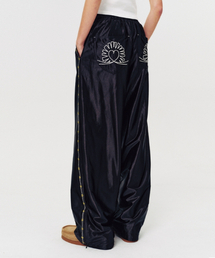 HANDSTITCH LINE TRACK PANTS BLACK
