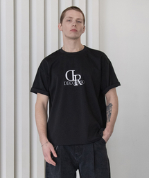 クールコットンビッグロゴ半袖Tシャツ[ブラック]