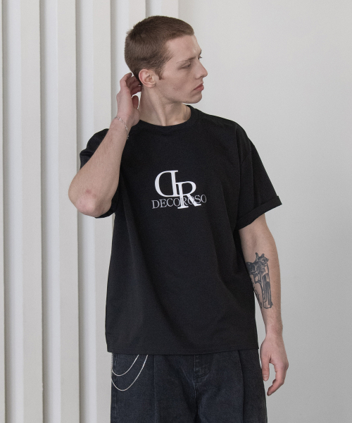 DECOROSO（デコローゾ）の「クールコットンビッグロゴ半袖Tシャツ[ブラック]（Tシャツ/カットソー・メンズ・その他・01/02）」の12枚目の写真