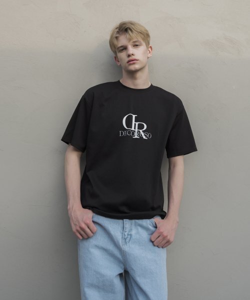 DECOROSO（デコローゾ）の「クールコットンビッグロゴ半袖Tシャツ[ブラック]（Tシャツ/カットソー・メンズ・その他・01/02）」の14枚目の写真