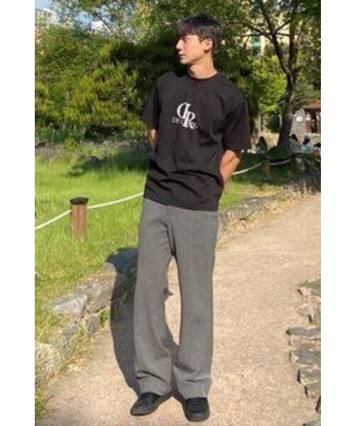 DECOROSO（デコローゾ）の「クールコットンビッグロゴ半袖Tシャツ[ブラック]（Tシャツ/カットソー・メンズ・その他・01/02）」の5枚目の写真
