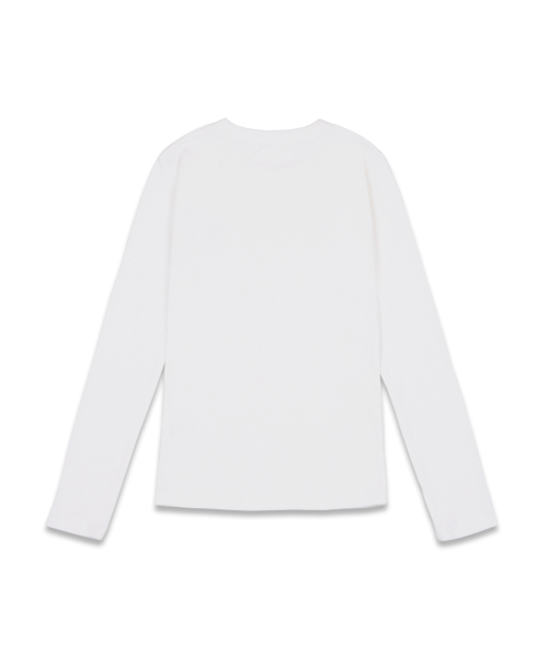 MACKY（マッキー）の「デイジーパッチスリムTシャツホワイト（Tシャツ/カットソー・レディース・その他・1）」の8枚目の写真