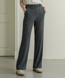 SIYAZU（シヤジュ）の「SIPT7048 side banding essential trousers_Charcoal（スラックス）」
