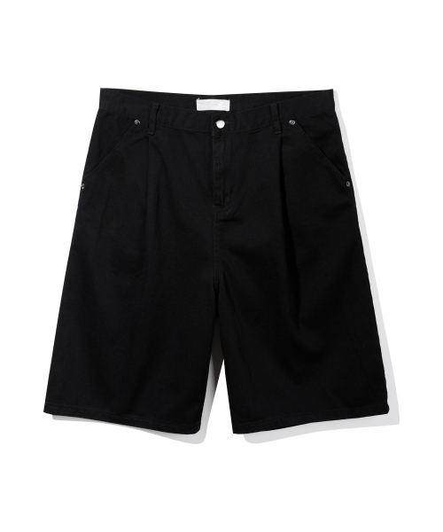 BAKKEN(バッケン)の「コットンワンタックワイドバミューダパンツ BK8912_ブラック(その他パンツ・メンズ・ブラック・FREE)」の2枚目の写真