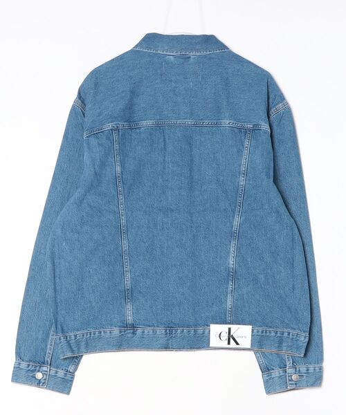 Calvin Klein Jeans（カルヴァンクラインジーンズ）の「Calvin Klein Jeans/ カルバンクライン ジーンズ Cotton Regular Fit Denim Jacket メンズ デニムジャケット（デニムジャケット・メンズ・ブルー・XL）」の4枚目の写真