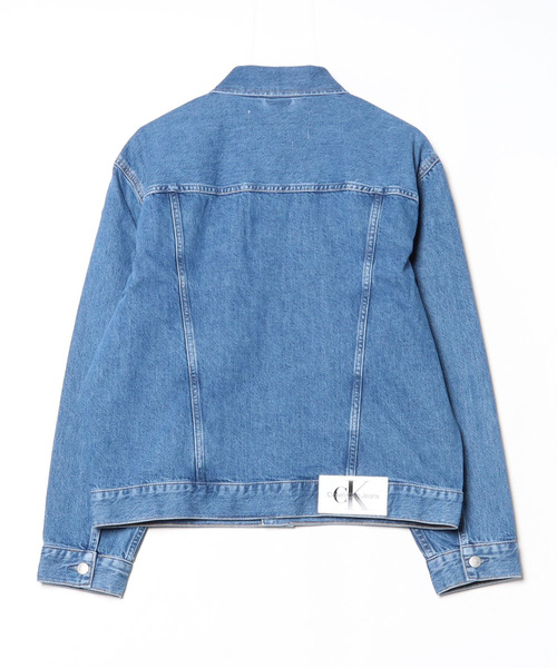 Calvin Klein Jeans（カルヴァンクラインジーンズ）の「Calvin Klein Jeans/ カルバンクライン ジーンズ Cotton Regular Fit Denim Jacket メンズ デニムジャケット（デニムジャケット・メンズ・ブルー・XL）」の2枚目の写真