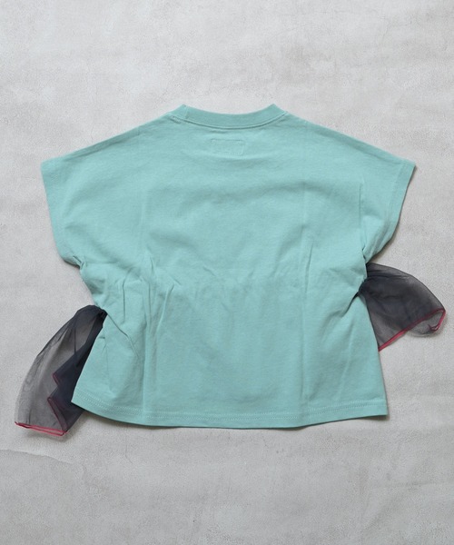 MARKEY'S（マーキーズ）の「ドルマンチュールドッキングTシャツ（Tシャツ/カットソー・キッズ・チャコール/グリーン/ホワイト系その他・100/120/110/90/150/140/130）」の11枚目の写真