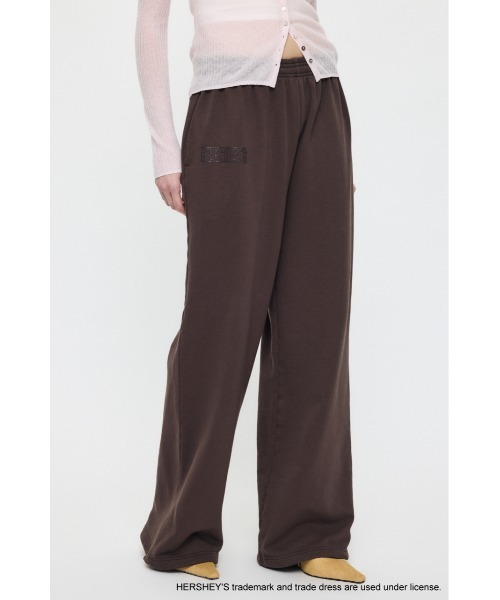 MOUSSY(マウジー)の「HERSHEY'S スウェットパンツ(スウェットパンツ・レディース・ブラウン/杢グレー・1/2)」の6枚目の写真