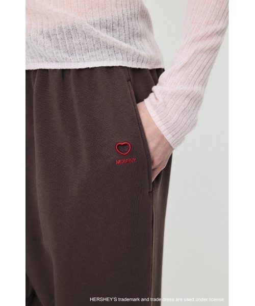 MOUSSY(マウジー)の「HERSHEY'S スウェットパンツ(スウェットパンツ・レディース・ブラウン/杢グレー・1/2)」の11枚目の写真
