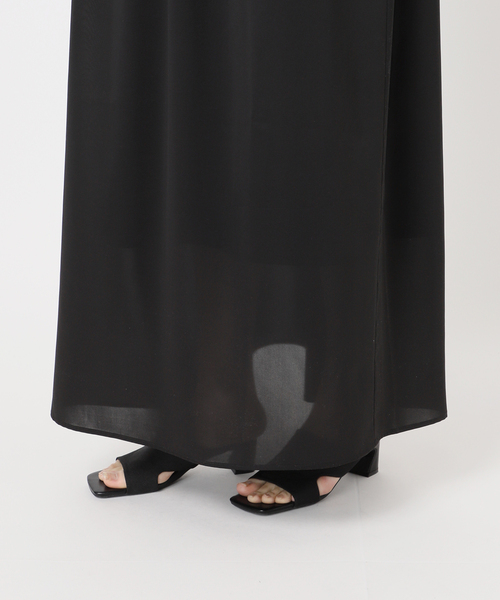 B.C STOCK（ベーセーストック）の「《追加3》【WEB限定】ウォッシャブル / ドット無地Vネックワンピース（ワンピース・レディース・ブラック系その他/ブラック・FREE）」の20枚目の写真