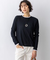 シアーフライス レイヤード ロンTEE
