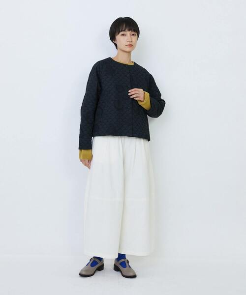 LOISIR（ロワズィール）の「コットンツイルボトルシルエットパンツ（その他パンツ・レディース・キナリ/カーキ・FREE）」の22枚目の写真