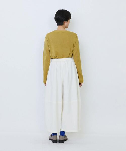 LOISIR（ロワズィール）の「コットンツイルボトルシルエットパンツ（その他パンツ・レディース・キナリ/カーキ・FREE）」の19枚目の写真