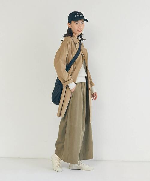 LOISIR（ロワズィール）の「コットンツイルボトルシルエットパンツ（その他パンツ・レディース・キナリ/カーキ・FREE）」の18枚目の写真