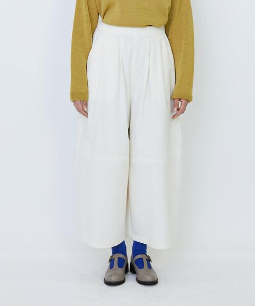 LOISIR（ロワズィール）の「コットンツイルボトルシルエットパンツ（その他パンツ・レディース・キナリ/カーキ・FREE）」の13枚目の写真