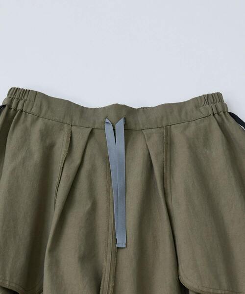 LOISIR（ロワズィール）の「コットンツイルボトルシルエットパンツ（その他パンツ・レディース・キナリ/カーキ・FREE）」の3枚目の写真
