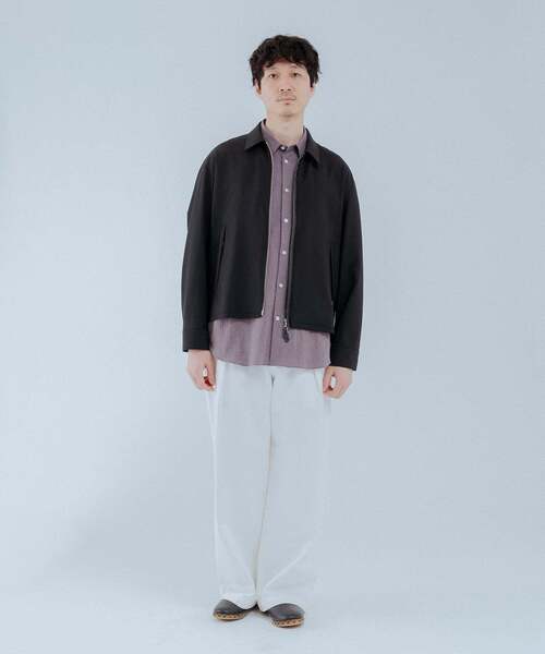 EDIFICE（エディフィス）の「コットンリネン ギンガム レギュラー シャツ（シャツ/ブラウス・メンズ・パープル/オレンジ・SMALL/MEDIUM/LARGE）」の12枚目の写真