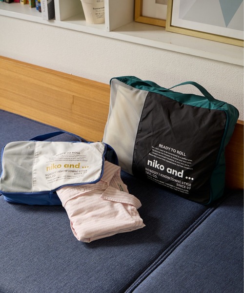 niko and...（ニコアンド）の「ニコロゴオーガナイザー/Ｓサイズ（トラベルグッズ・レディース・アイボリー・XX-SMALL）」の3枚目の写真